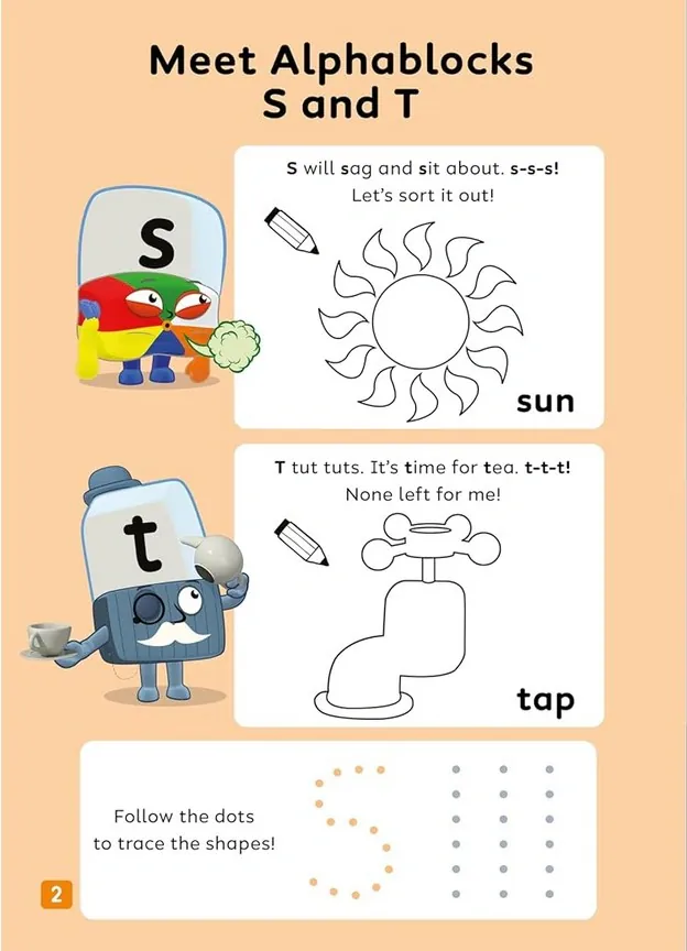 Alphablocks Super Sounds. Red Level Workbook, фото 4