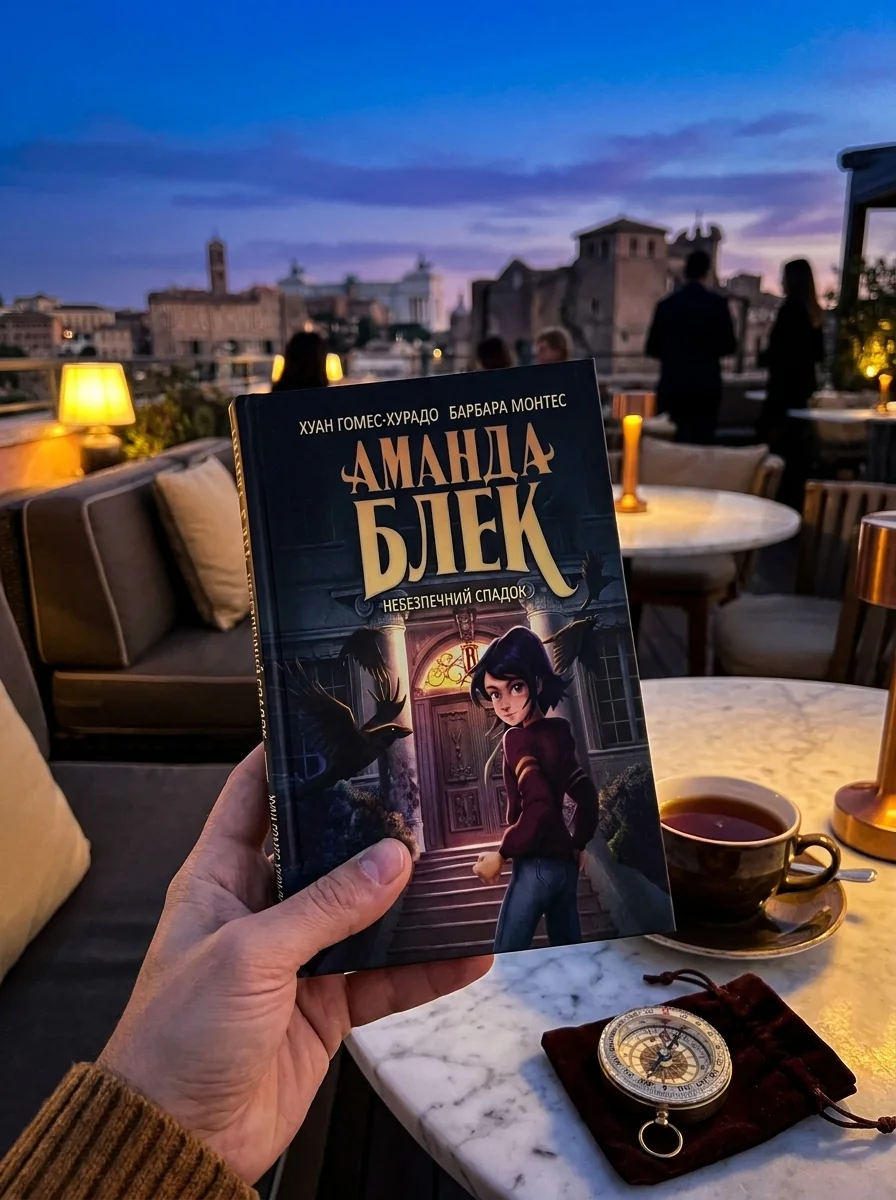 Аманда Блек. Небезпечний спадок. Книга 1 — Хуан Гомес-Хурадо, обкладинка