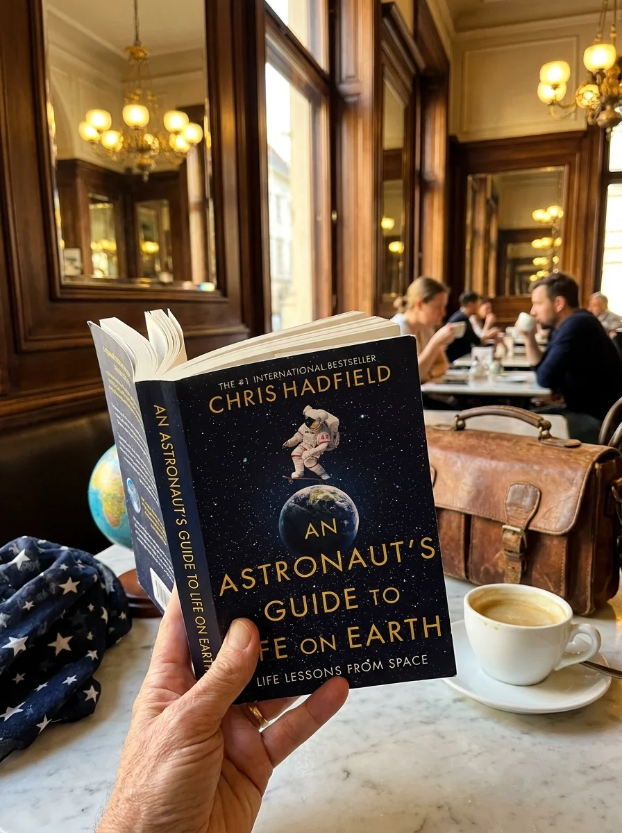 An Astronaut's Guide to Life on Earth — Кріс Гедфілд, обкладинка