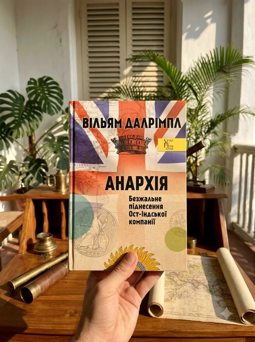 АНАРХІЯ. Безжальне піднесення Ост-Індської компанії — Вільям Далрімпл, обкладинка
