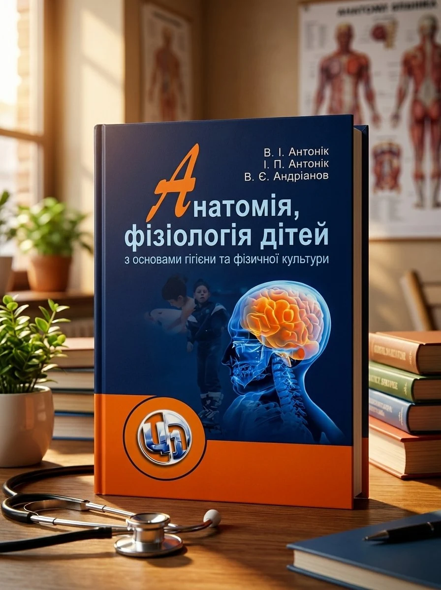 Анатомія, фізіологія дітей з основами гігієни та фізичної культури — Антонік В.І., обкладинка