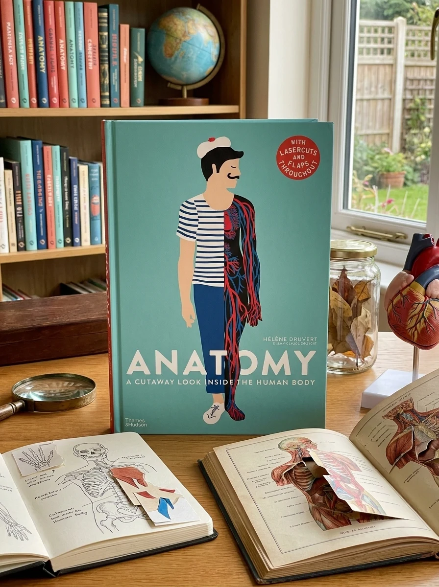 Anatomy. A Cutaway Look Inside the Human Body