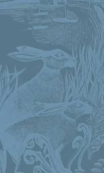 Angela Harding: Rathlin Hares Artisan Art Pocket Notebook,