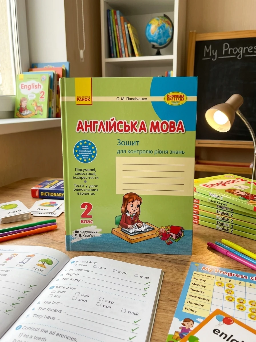 Англійська мова. 2 клас. Зошит для контролю знань (до підручника О. Д. Карп’юк) — Вивчення мов