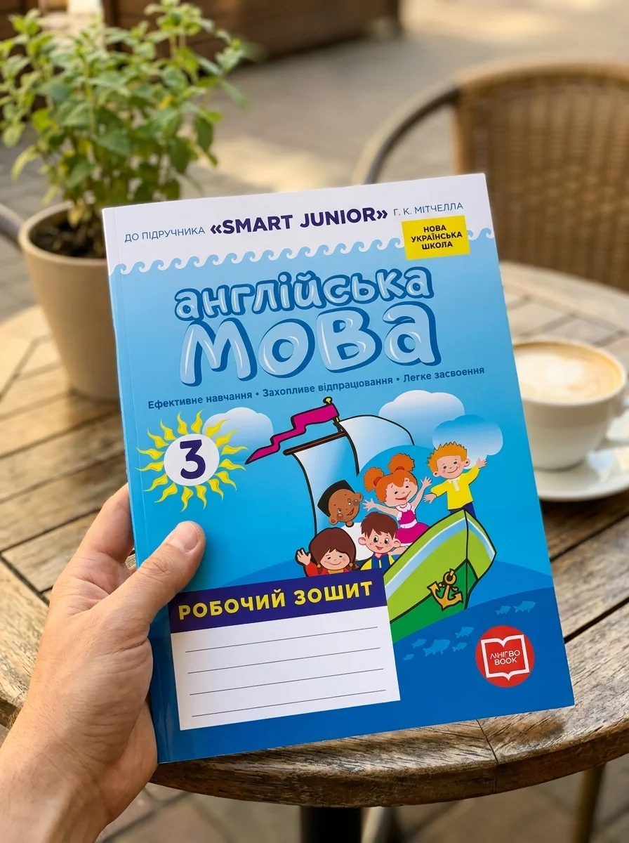 Англійська мова. 3 клас. Робочий зошит. До підручника «Smart Junior» Г. К. Мітчелла — Лана Грейс, обкладинка