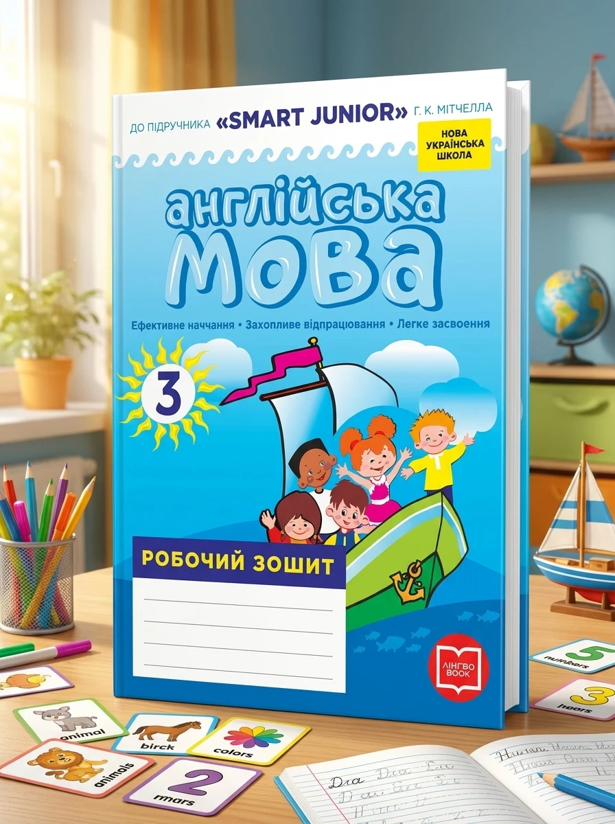 Англійська мова. 3 клас. Робочий зошит. До підручника «Smart Junior» Г. К. Мітчелла — Вивчення мов