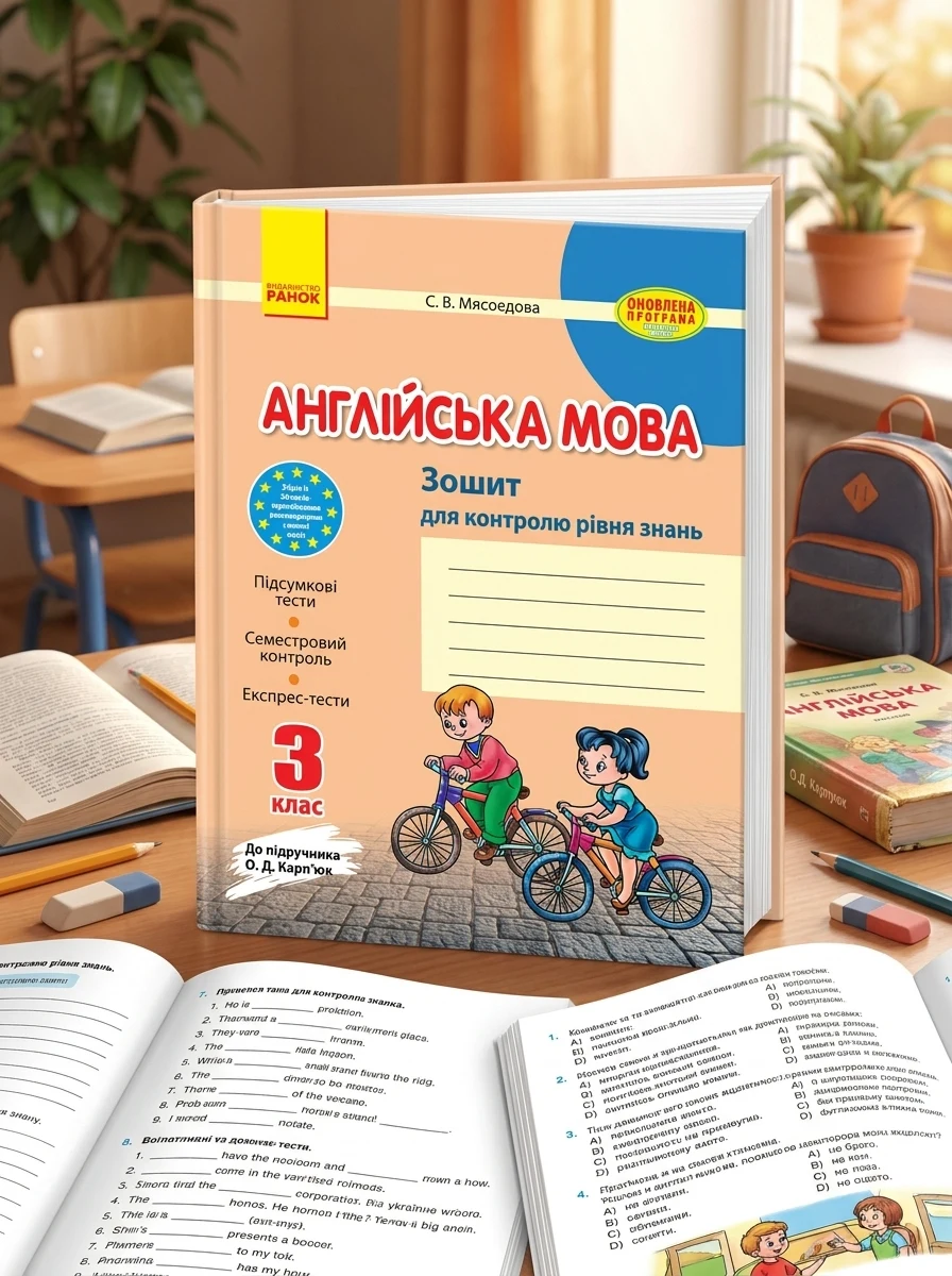 Англійська мова. 3 клас. Зошит для контролю рівня знань (до підручника Карп'юк О.Д.) — Вивчення мов