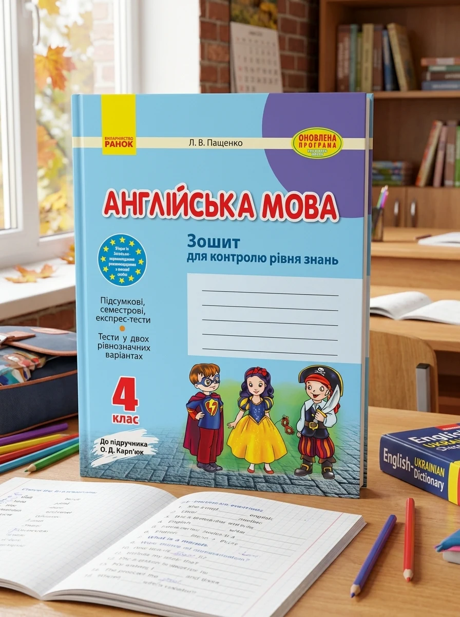 Англійська мова. 4 клас. Зошит для контролю рівня знань (до підруч. О. Д. Карп’юк) — Вивчення мов