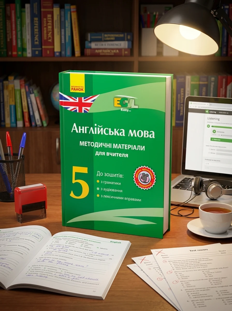 Англійська мова. 5 клас. Методичні матеріали для вчителя до зошитів з граматики, з аудіювання, з лексичними вправами. CD-ROM — Вивчення мов