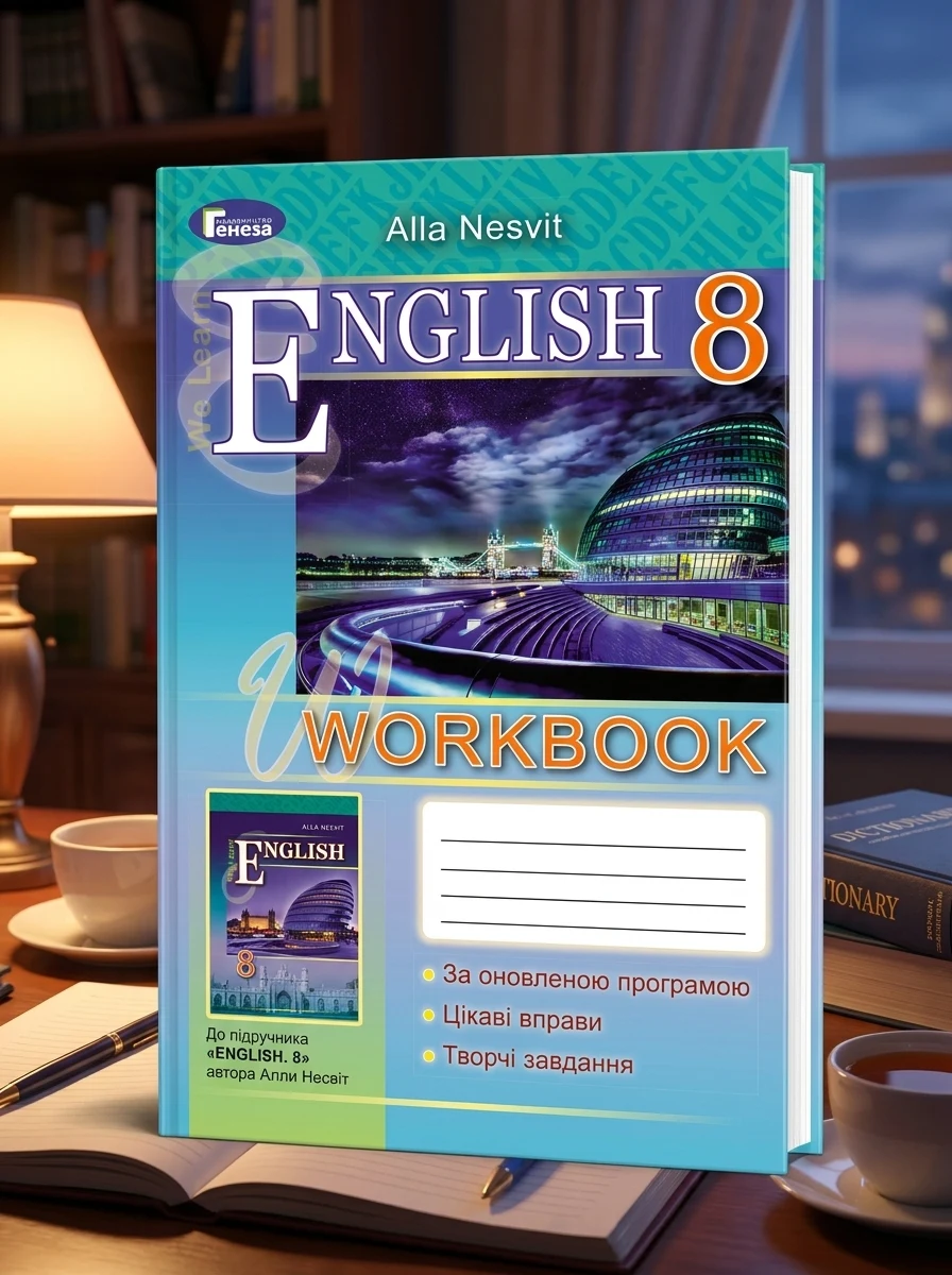 Англійська мова 8 клас. Робочий зошит. WorkBook — Вивчення мов