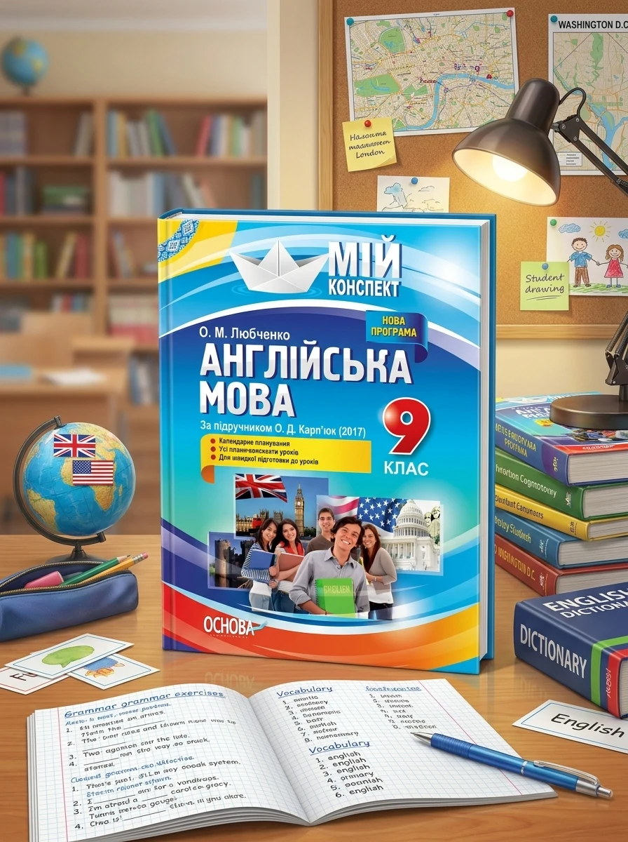 Англійська мова. 9 клас. За підручником О. Д. Карп'юк — Вивчення мов