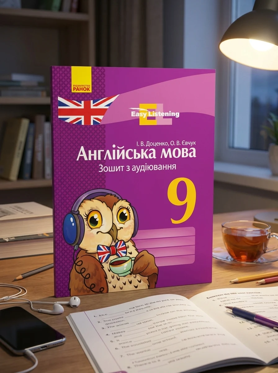 Англійська мова. 9 клас. Зошит з аудіювання. Easy Listening — Вивчення мов