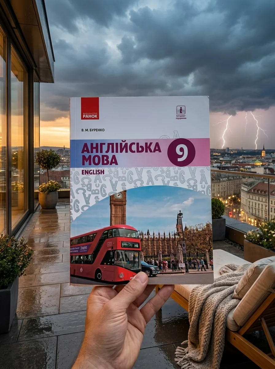 Англійська мова. Dive into English. 9 клас — Валентина Буренко, обкладинка