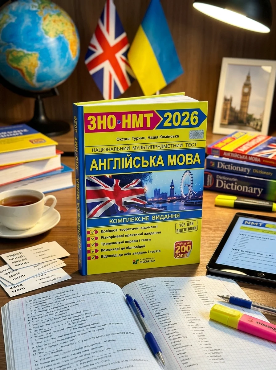 Англійська мова. Комплексне видання для підготовки до HMT/ЗНО 2026 — фото 2