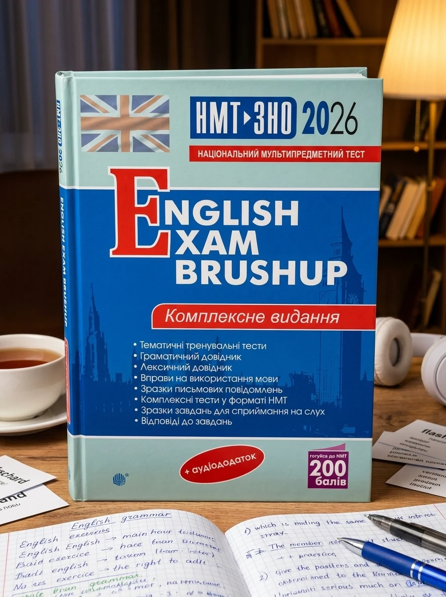 Англійська мова. Комплексне видання для підготовки до НМТ і ЗНО. English Exam Brushup. 2026 — Вивчення мов
