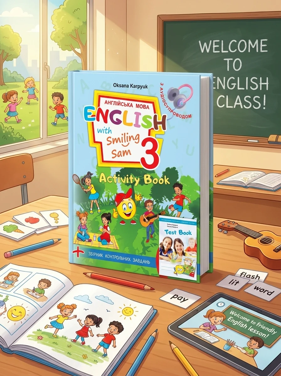 Англійська мова. Робочий зошит для 3 класу Activity Book(з аудіосупроводом, мультимедійною програмою та тестами) — Навчальна література