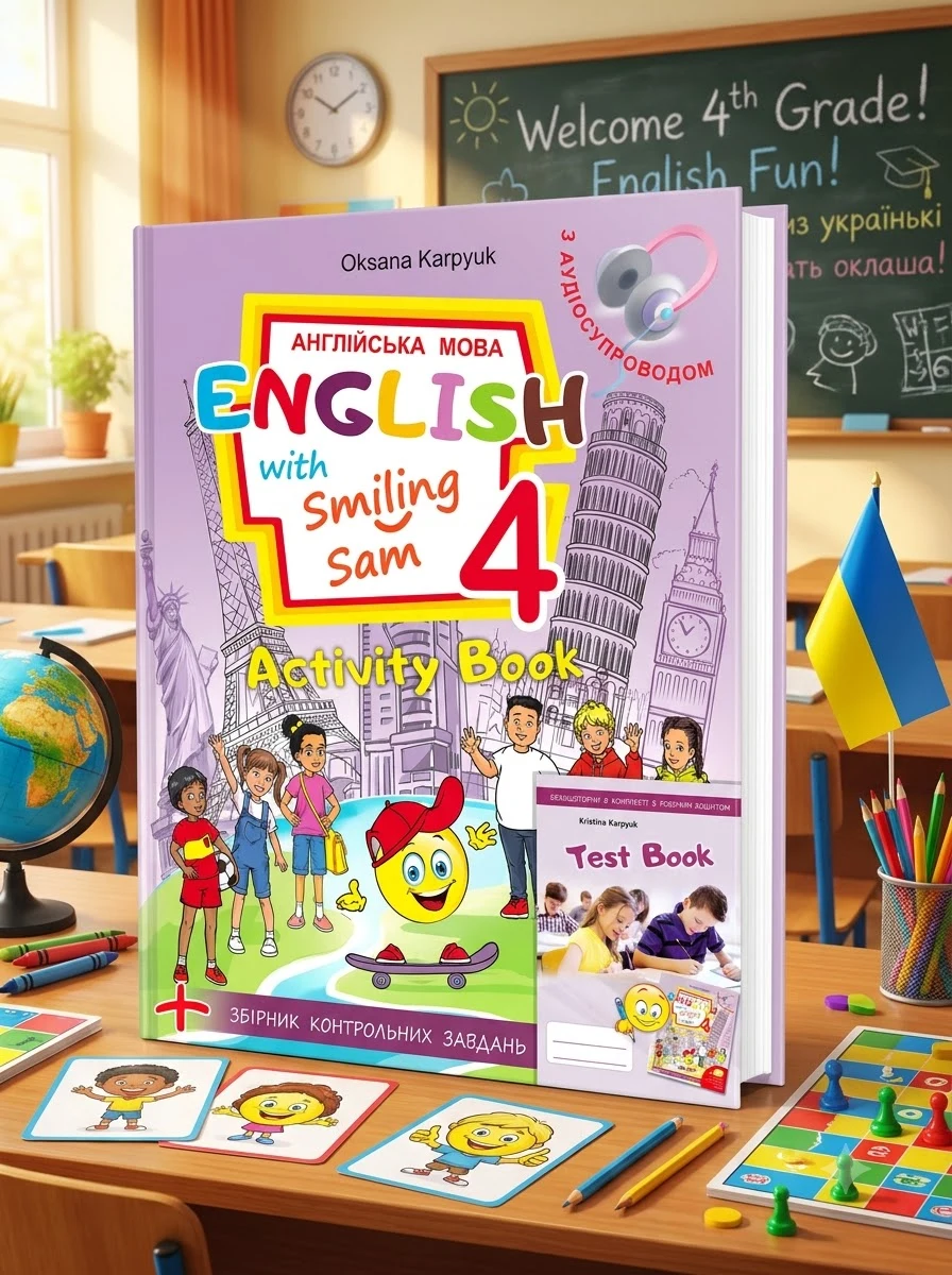 Англійська мова. Робочий зошит для 4 класу Activity Book (з аудіосупроводом, мультимедійною програмою та тестами) — Навчальна література