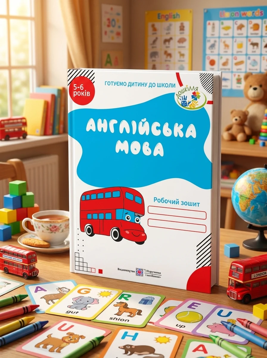 Англійська мова. Робочий зошит для дітей 5-6 років