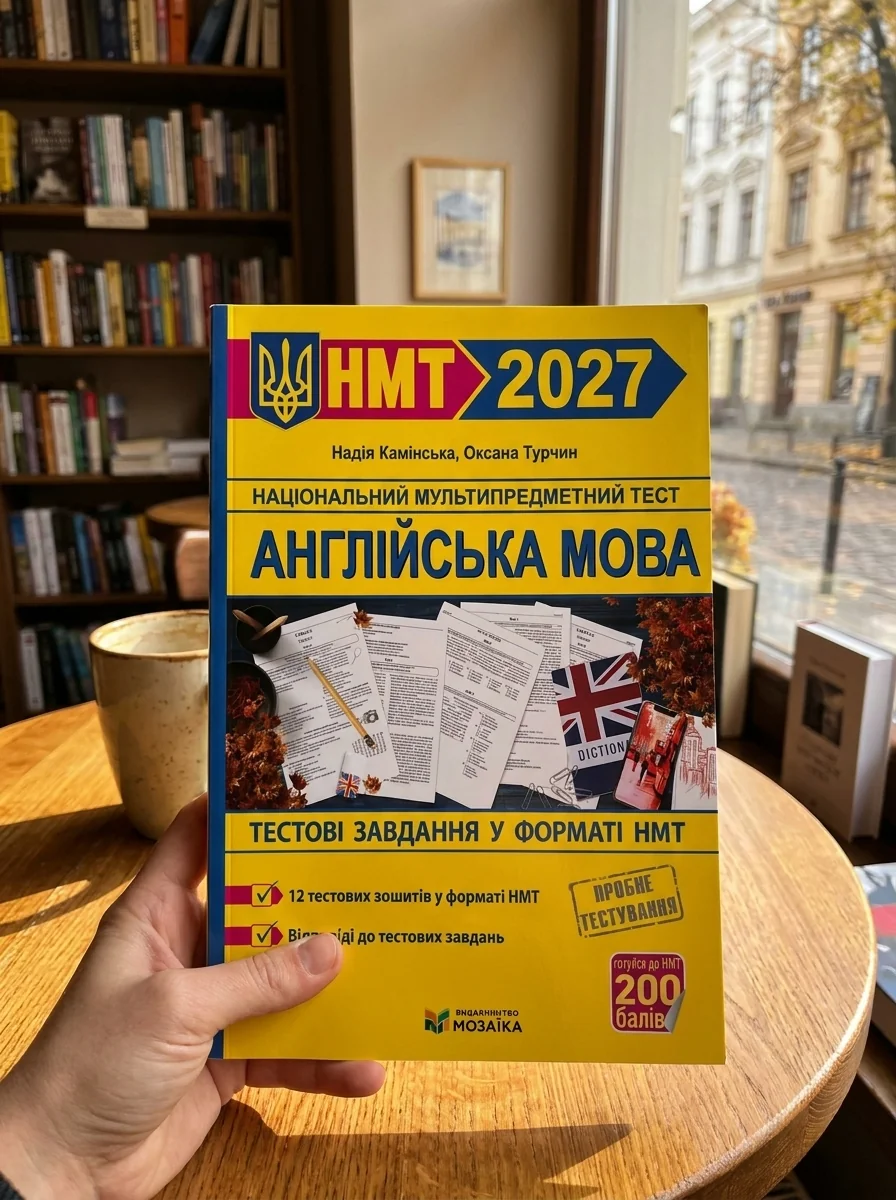 Англійська мова. Тестові завдання у форматі HMT 2027 Камінська Н., Турчин О., обкладинка