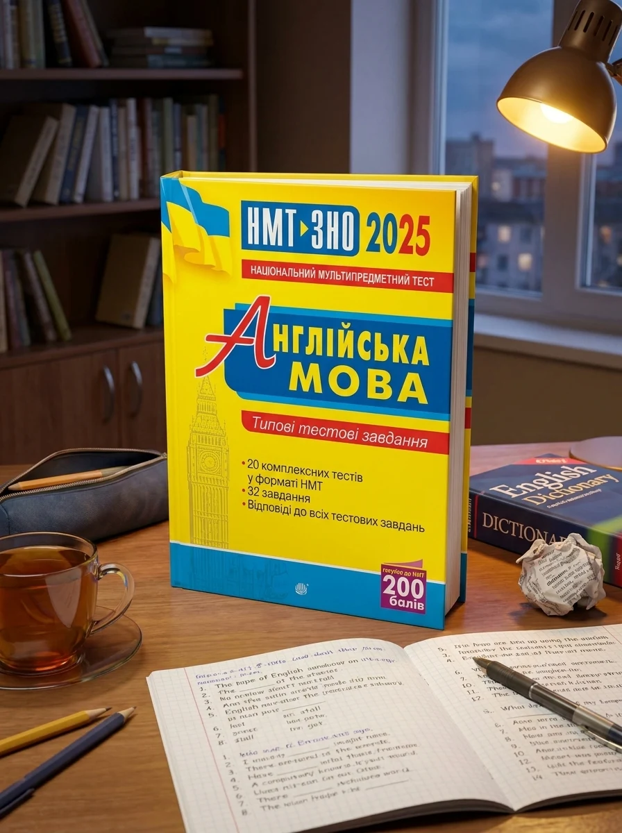 Англійська мова. Типові тестові завдання для підготовки до НМТ і ЗНО. 2025