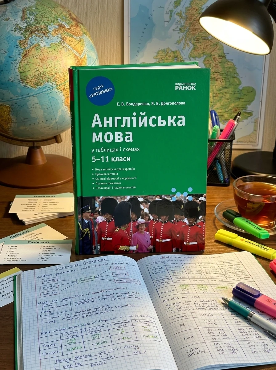 Англійська мова у таблицях і схемах. 5-11 клас — Вивчення мов