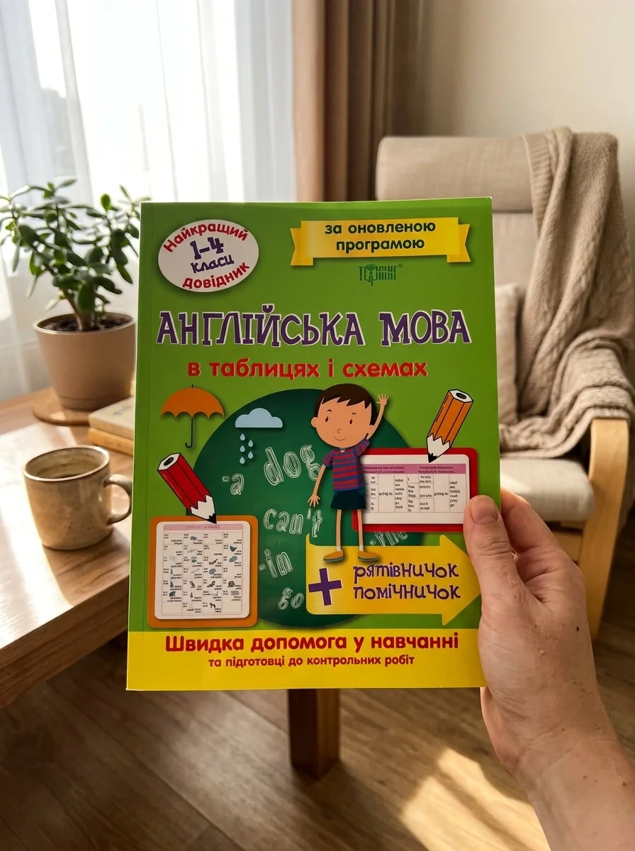 Англійська мова в таблицях і схемах. 1-4 класи — Галина Погожих, обкладинка