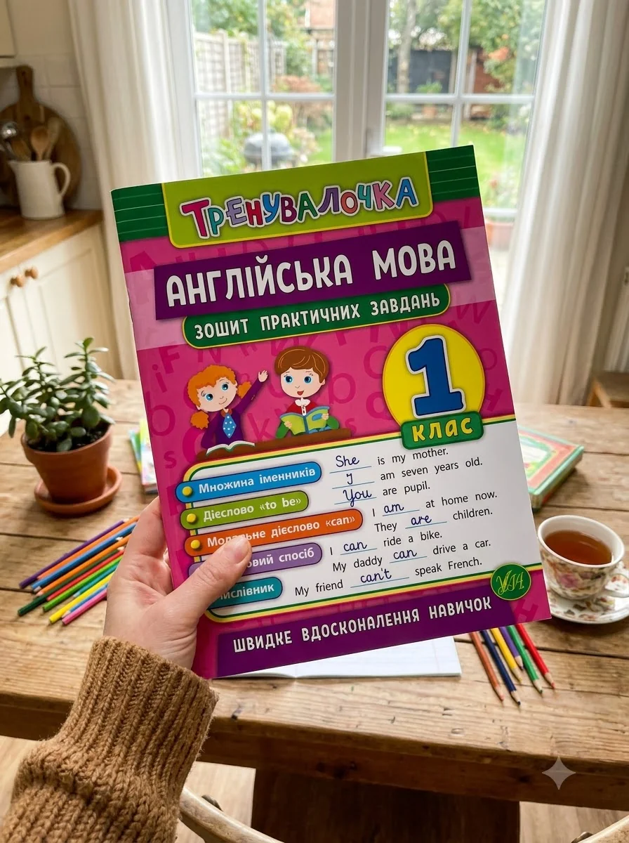 Тренувалочка. Англійська мова. 1 клас. Зошит практичних завдань — Розвивальні книги