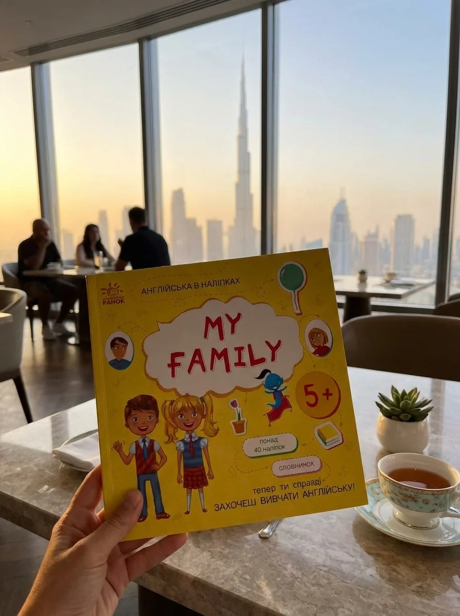 Англійська в наліпках. My Family — Розвивальні книги