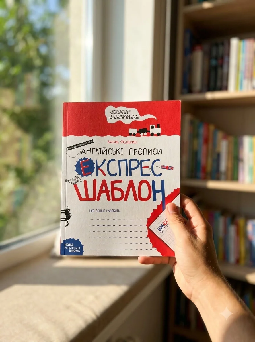 Англійські прописи. Експрес-шаблон — Підготовка до школи