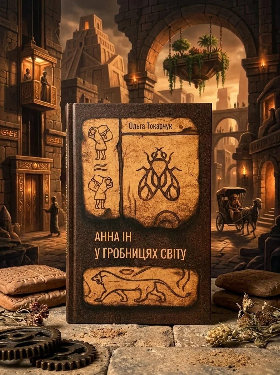 Анна Ін у гробницях світу — Ольга Токарчук, обкладинка