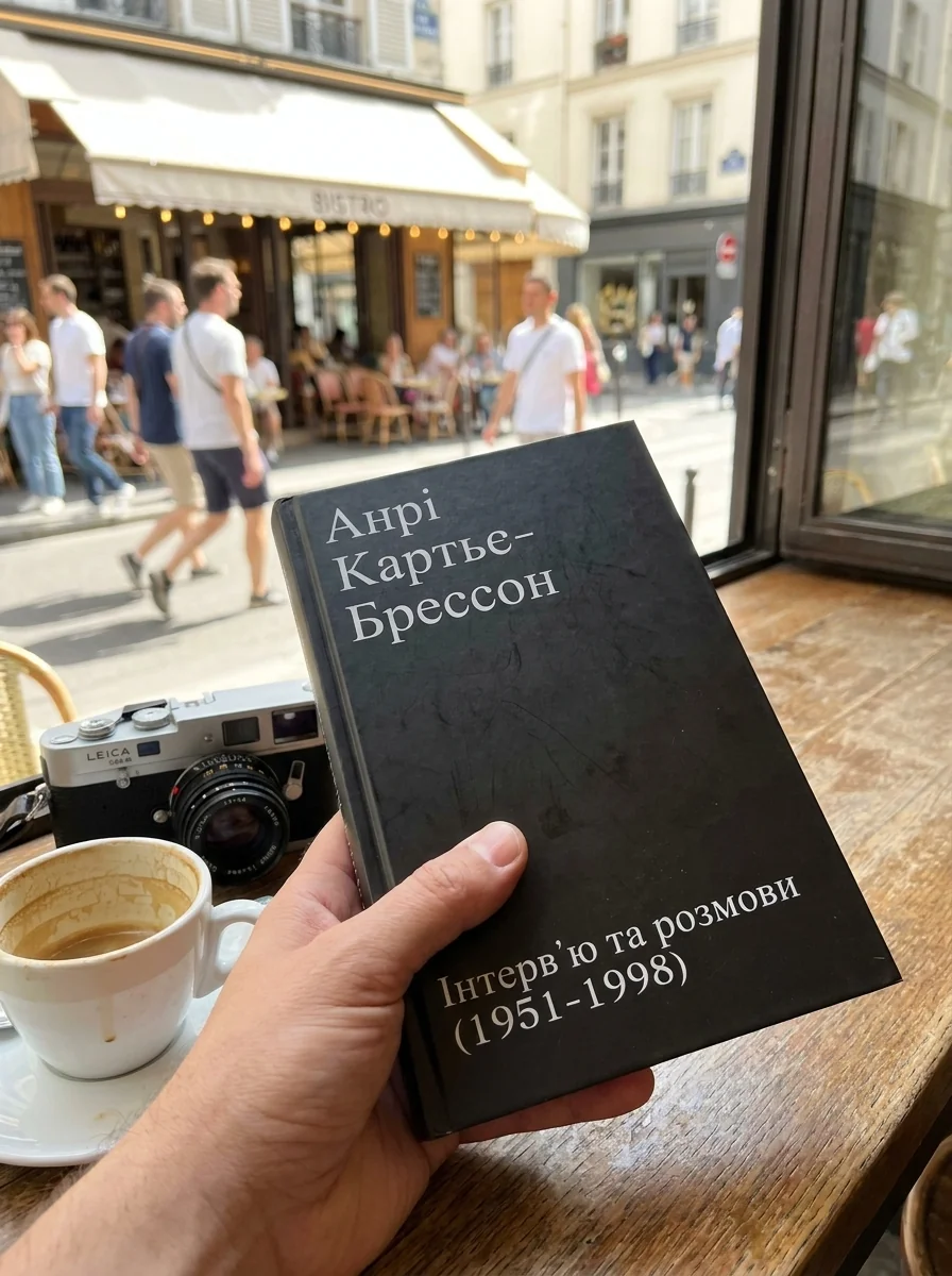 Анрі Картьє-Брессон. Інтерв’ю та розмови 1951—1998, обкладинка