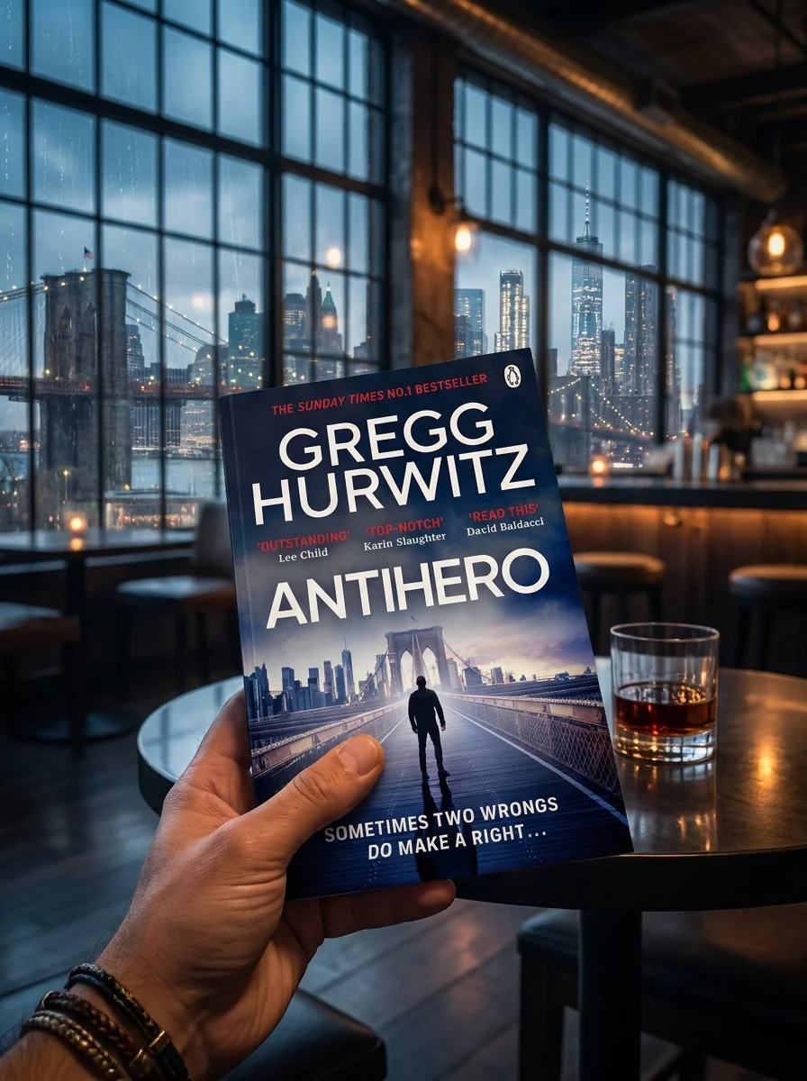 Antihero — Gregg Hurwitz, обкладинка