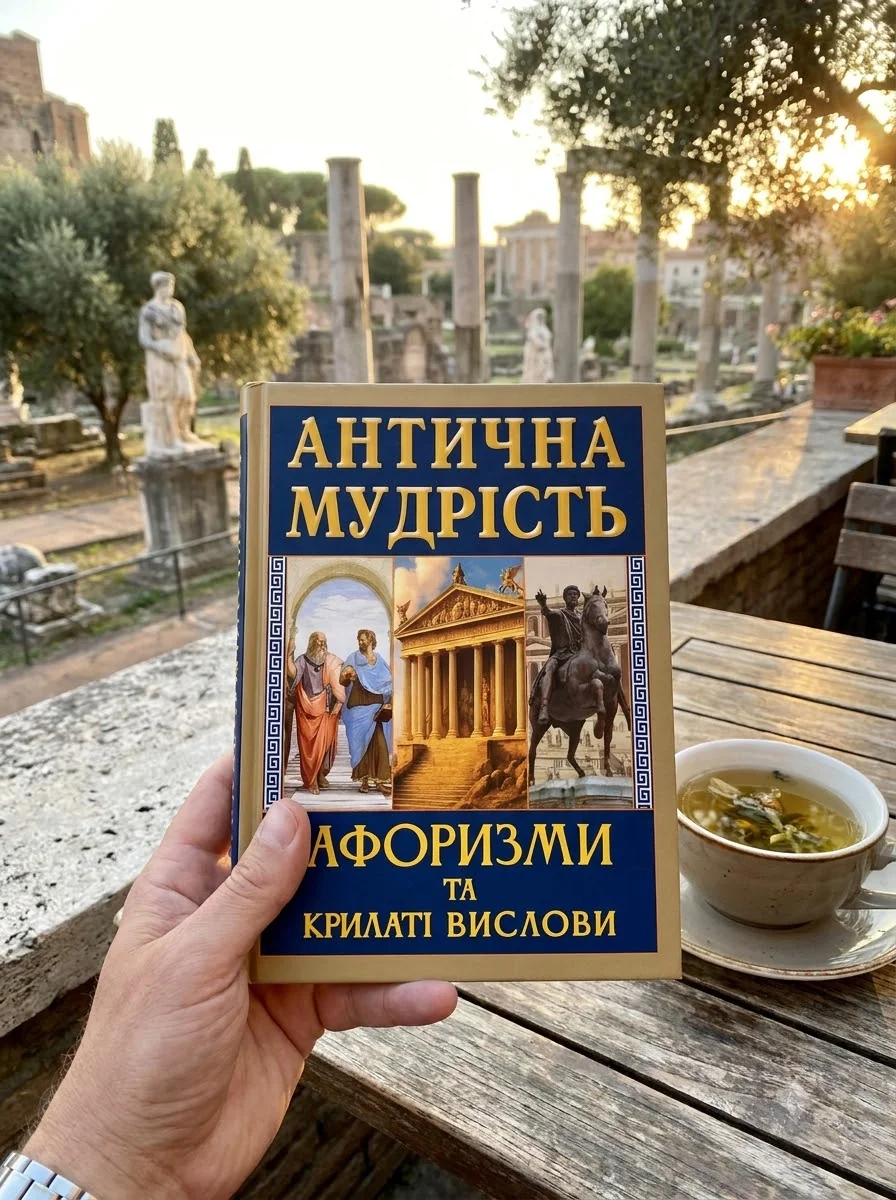 Антична мудрість. Афоризми та крилаті вислови — Аліна Гудзь, обкладинка