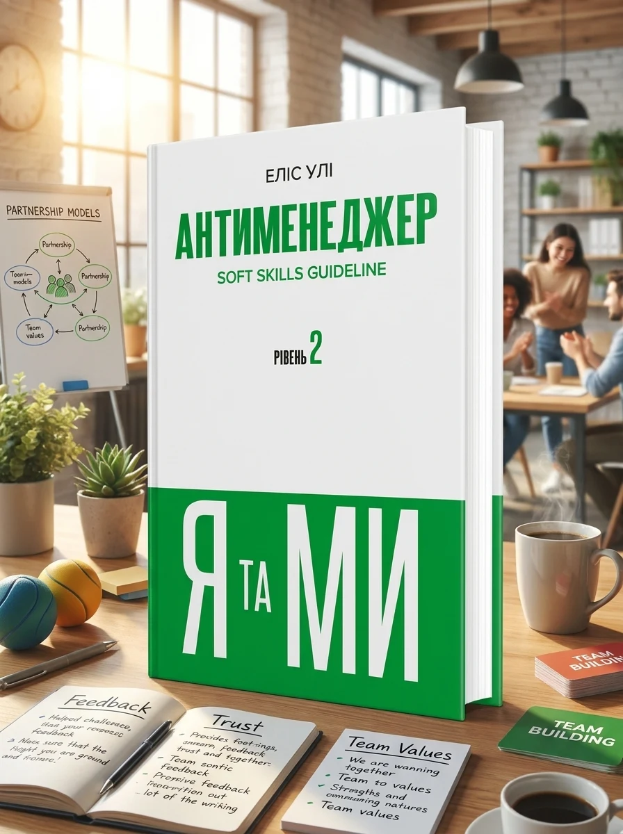 Антименеджер. SOFT SKILLS Guideline. Я та МИ. Рівень 2 — Еліс Улі, обкладинка