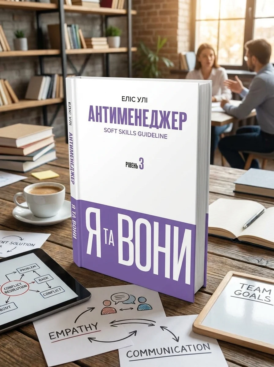 Антименеджер. SOFT SKILLS Guideline. Я та вони. Рівень 3 — Еліс Улі, обкладинка