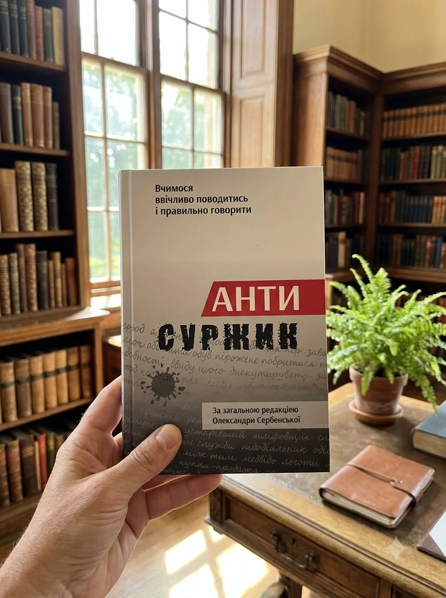 Антисуржик — Сербенська О., обкладинка