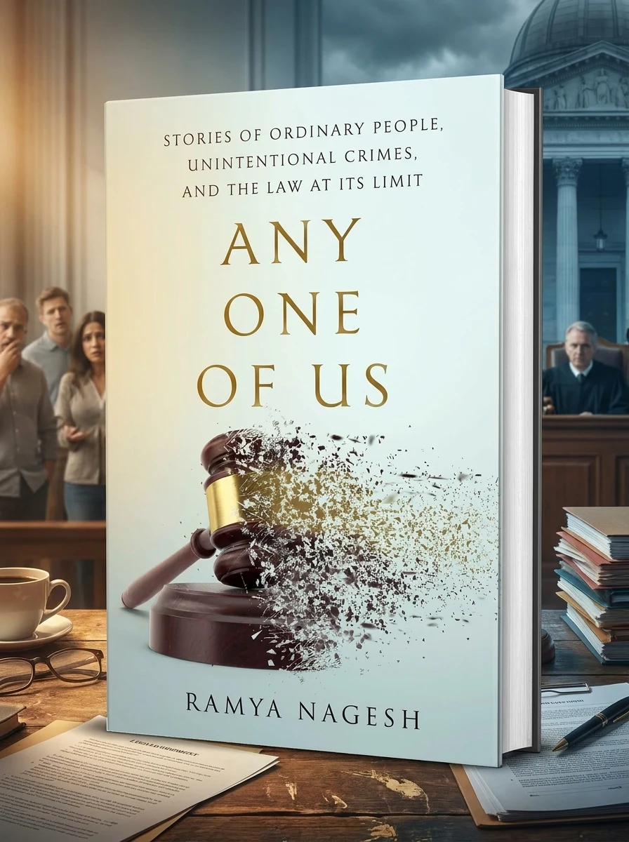 Any One of Us. Stories of Ordinary People, Unintentional Crimes, and the Law at Its Limit — Рам'я Нагеш, обкладинка