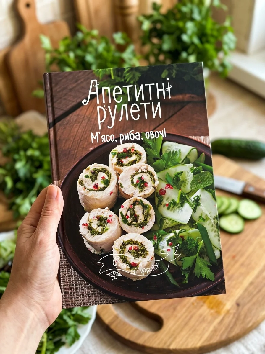 Апетитні рулети. М'ясо, риба, овочі — Кулінарія