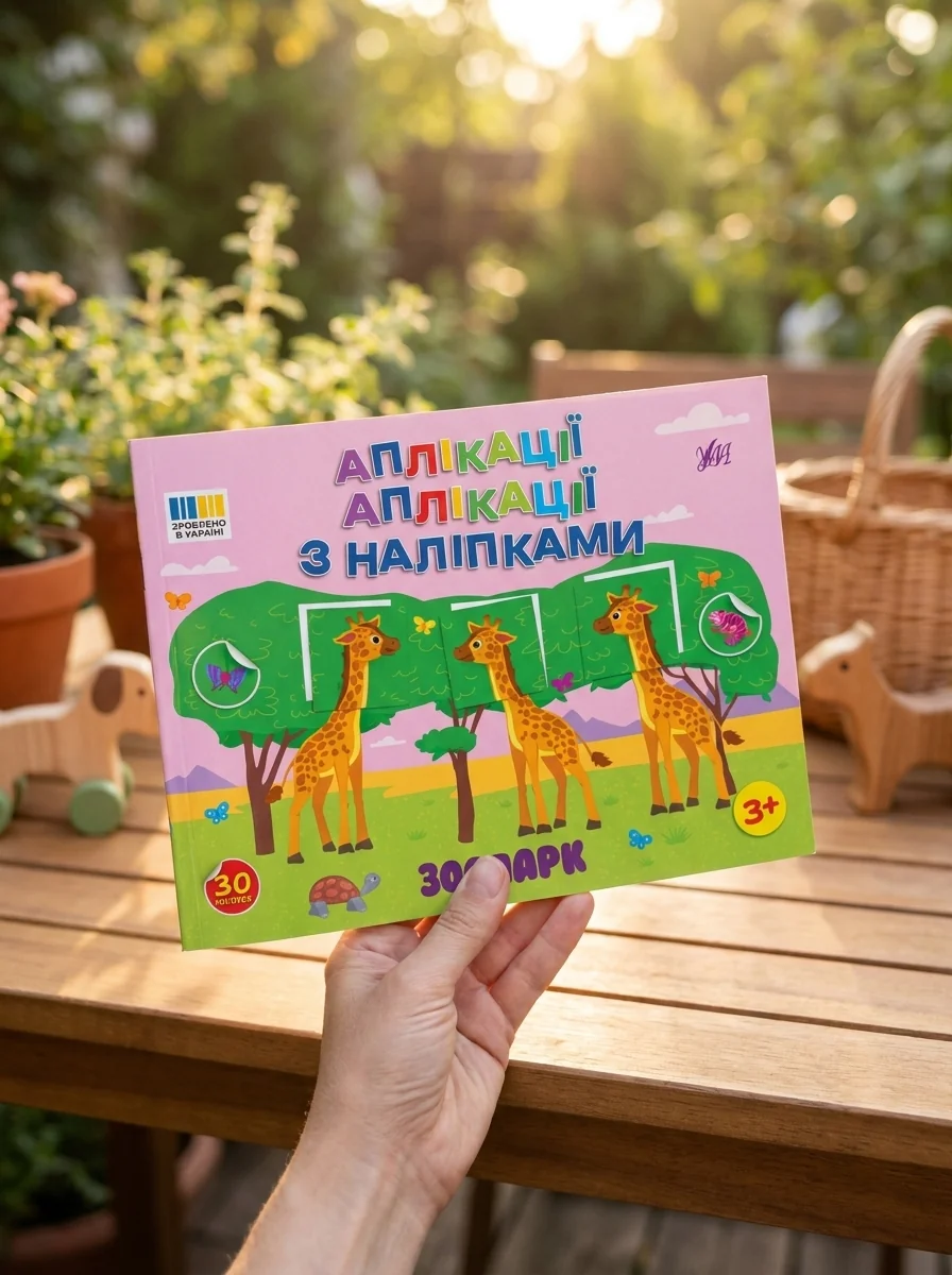Аплікації з наліпками. Зоопарк — фото 2