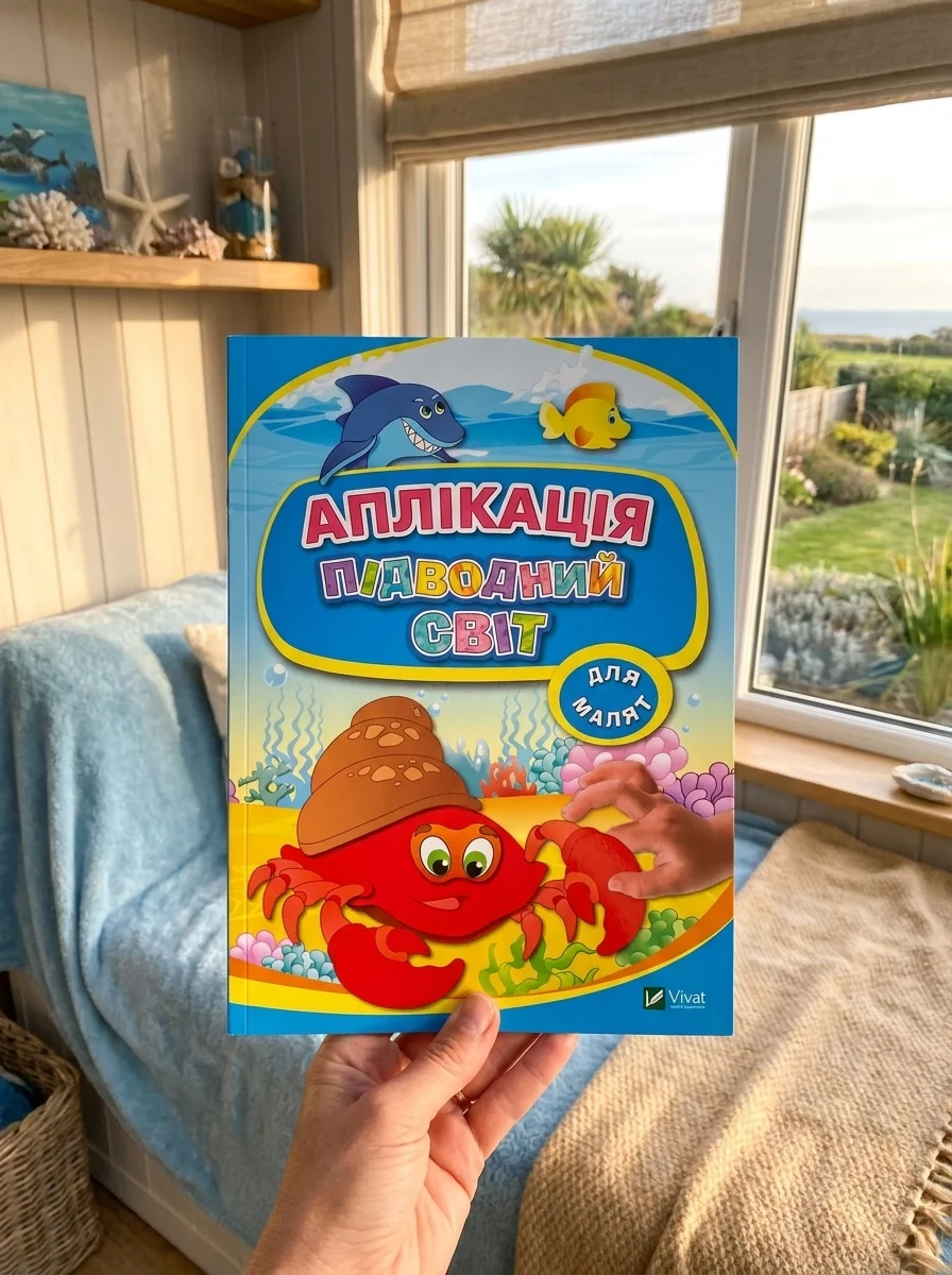 АПЛІКАЦІЯ наліпки Підводний світ — Дитяча література