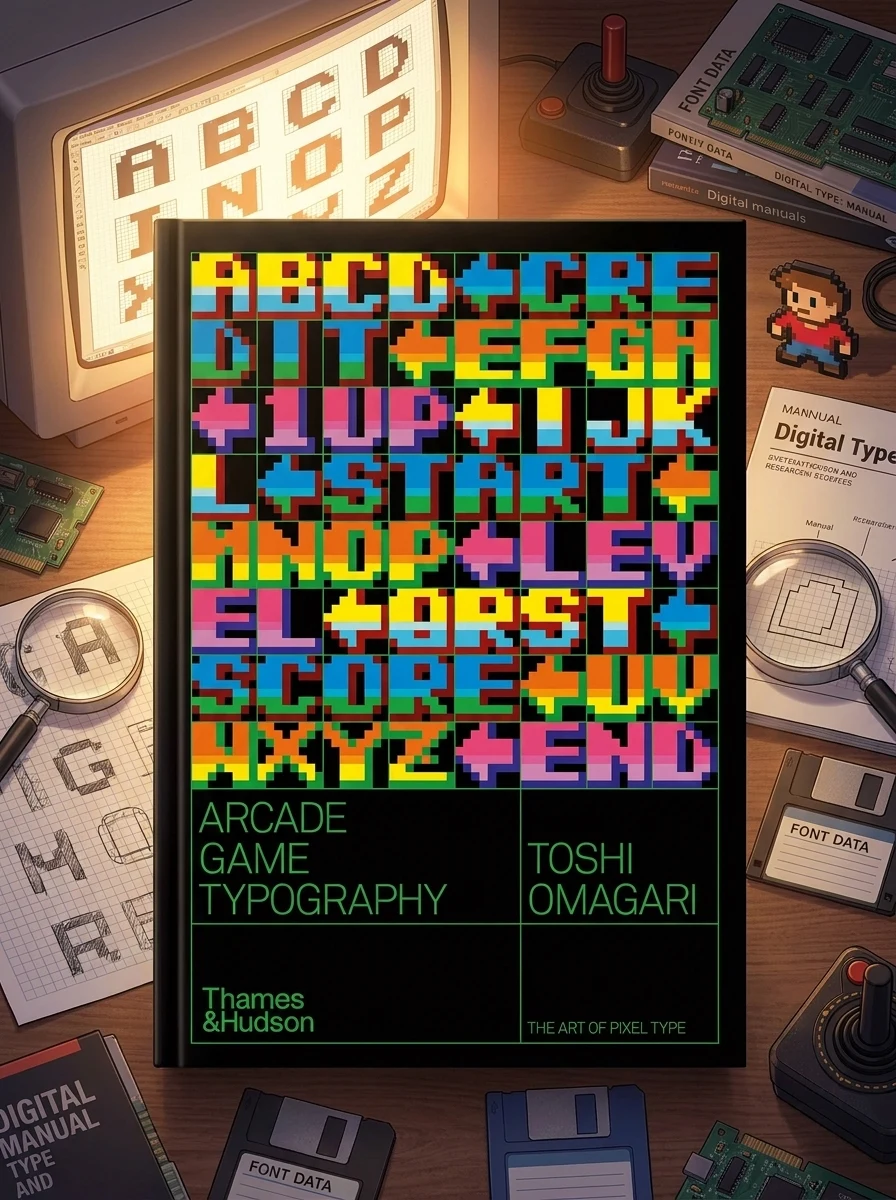 Arcade Game Typography. The Art of Pixel Type — Комікси та манґи