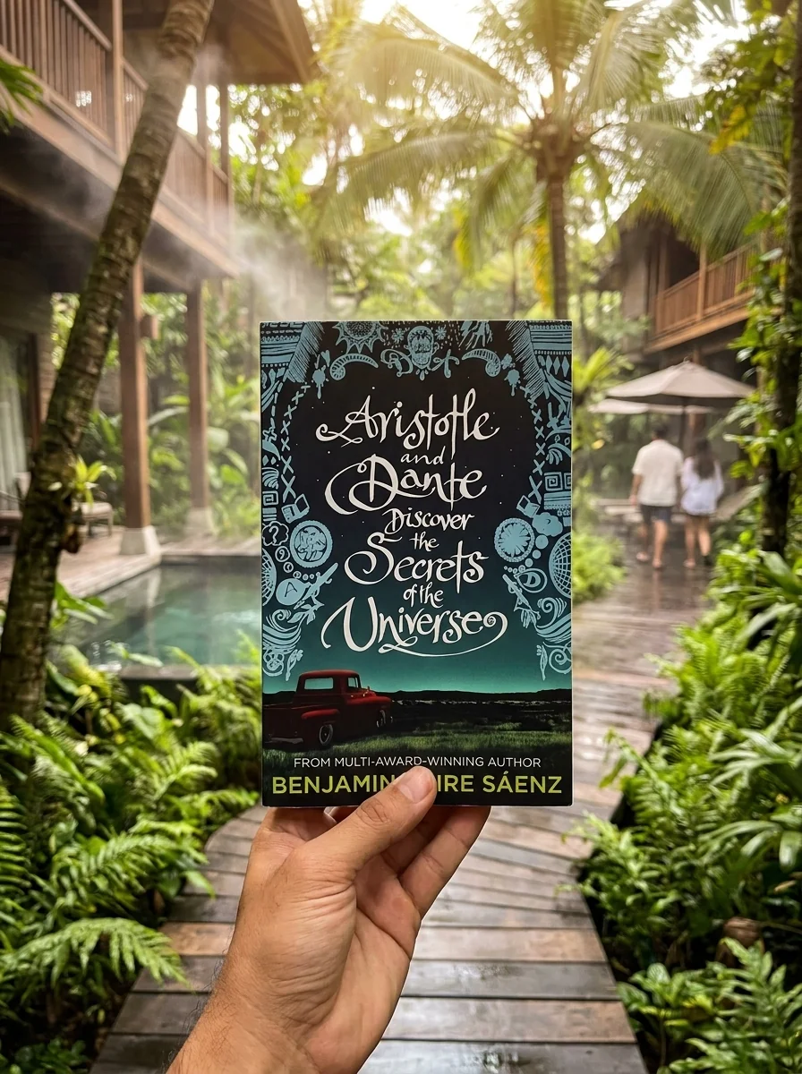Aristotle and Dante Discover the Secrets of the Universe — Бенджамін Аліре Саенс, обкладинка