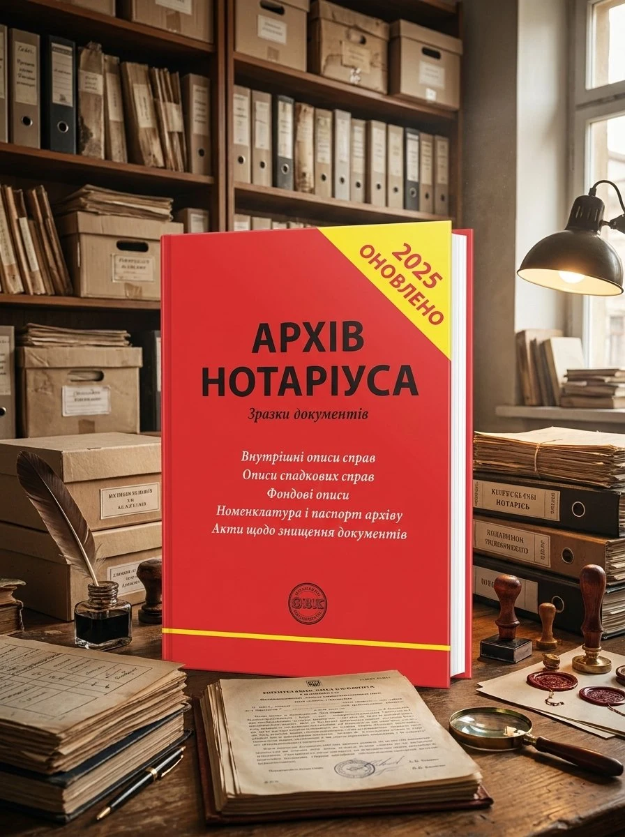 Архів нотаріуса. Зразки документів — Оксана Коротюк, обкладинка