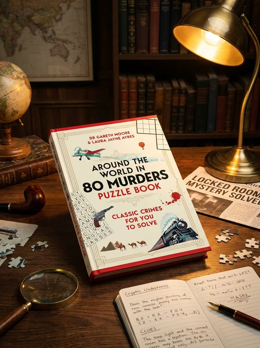 Around the World in 80 Murders Puzzle Book. Classic crimes for you to solve