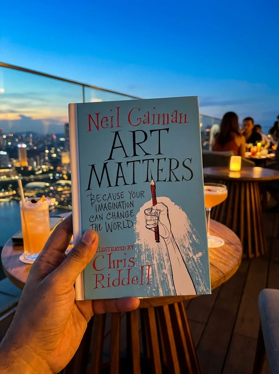 Art Matters: Because Your Imagination Can Change the World — Ніл Ґейман, обкладинка