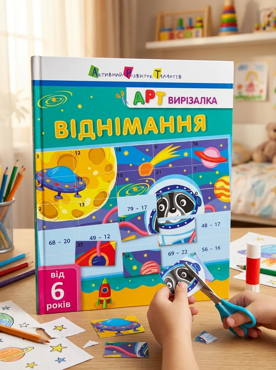 АРТ вирізалка. Віднімання — Дитяча література
