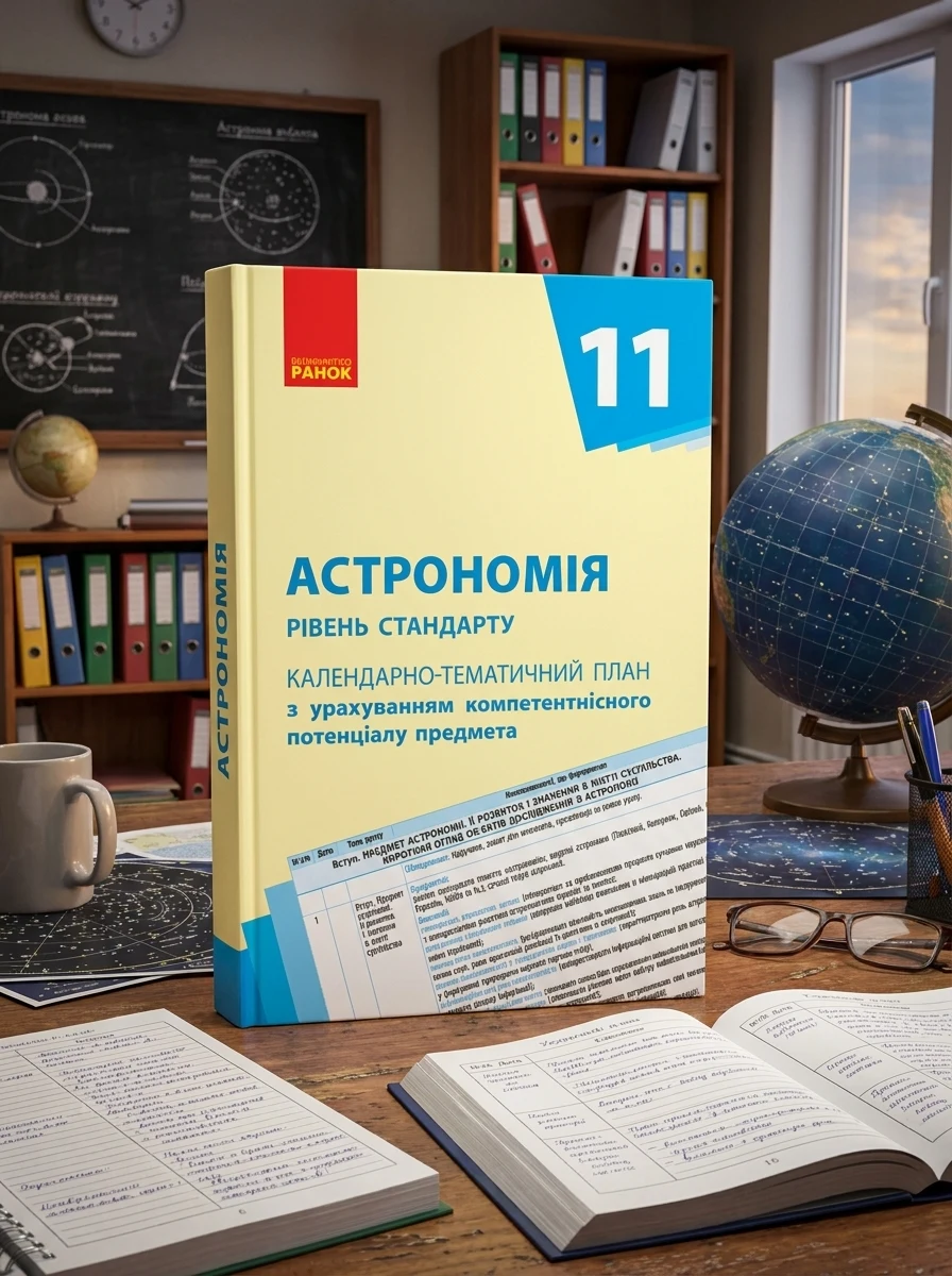 Астрономія. 11 клас. Календарно-тематичний план. Рівень стандарту — Вивчення мов
