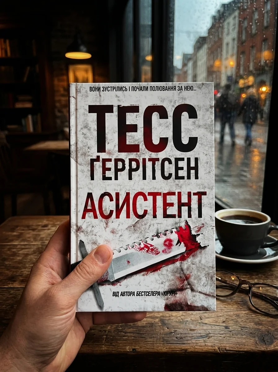 Асистент — Тесс Ґеррітсен, обкладинка