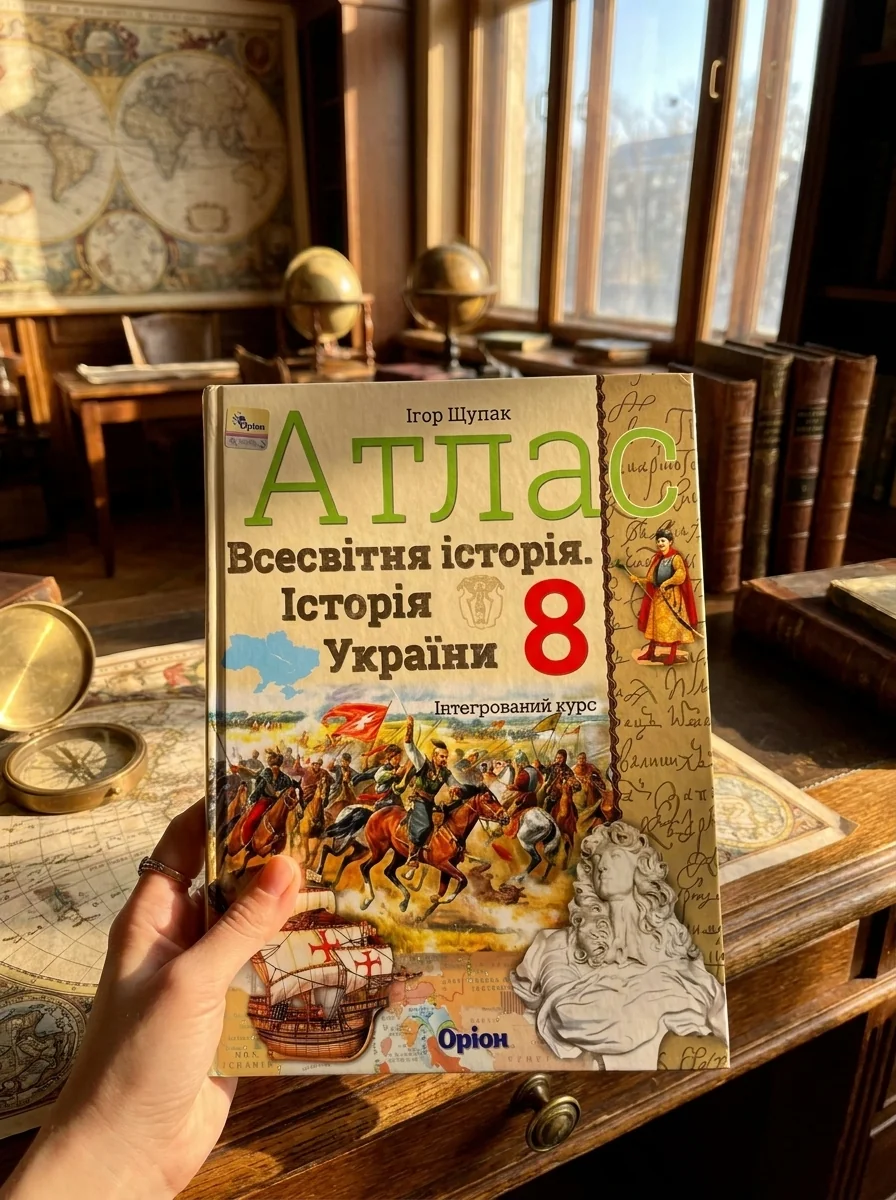 Атлас. Історія України. Всесвітня історія. Інтегрований курс. 8 клас — фото 2