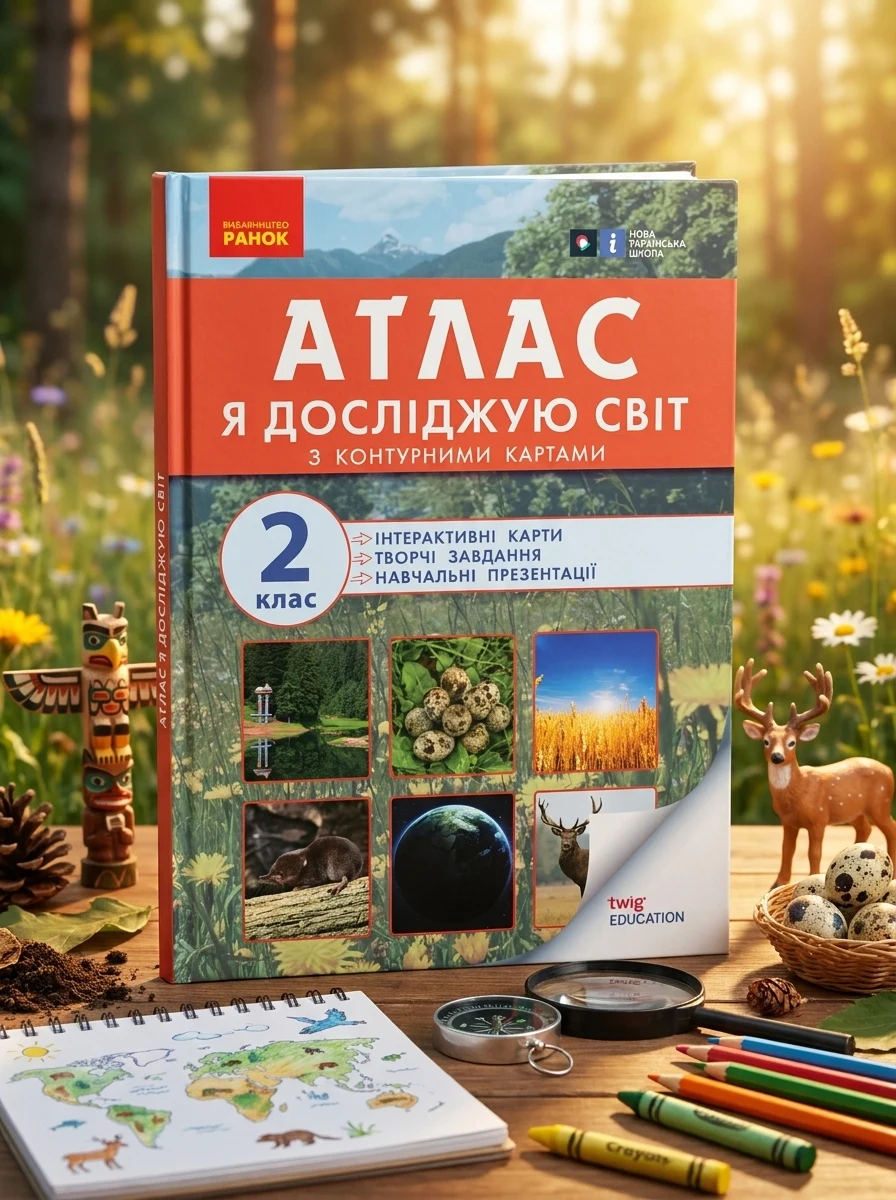 Атлас із творчими завданнями. Я досліджую світ. 2 клас